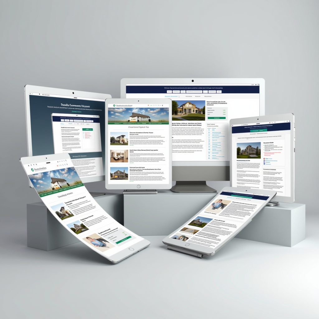 Modern digital communication platforms showing community website, email newsletters, resident portal interface, and emergency notification system for homeowners association